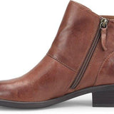 Comfortiva Women's Cardee Caffe Size 7 Leather Ankle Boots