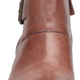 Comfortiva Women's Cardee Caffe Size 6 Leather Ankle Boots