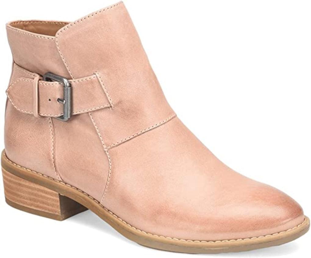 Comfortiva Women's Cardee Rose Taupe Size 7.5 Leather Ankle Boots