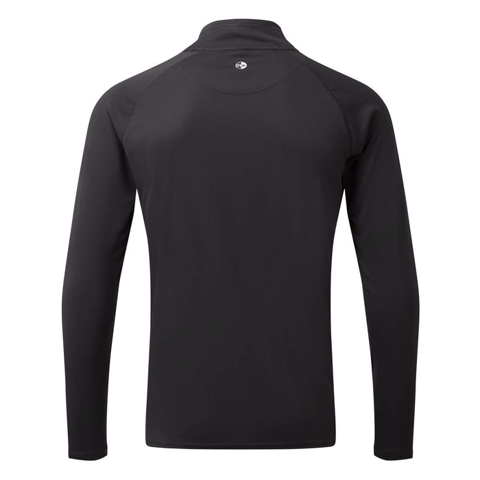 Gill Men's UV Tec Small Charcoal Quarter Zip Long Sleeve Shirt