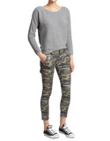 Mavi Women's Juliette Size 25/27 Camouflage Mid Rise Skinny Cargo Pants