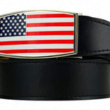 Nexbelt Heritage Go-In! Series USA White Smooth Leather w/ Chrome Buckle Belt