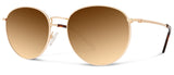 Abaco Woman's Salerno Gold/Brown Gradient Polarized Sunglasses