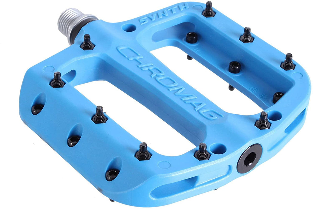 Chromag Synth Blue Nylon Body Platform Downhill Bike Pedal