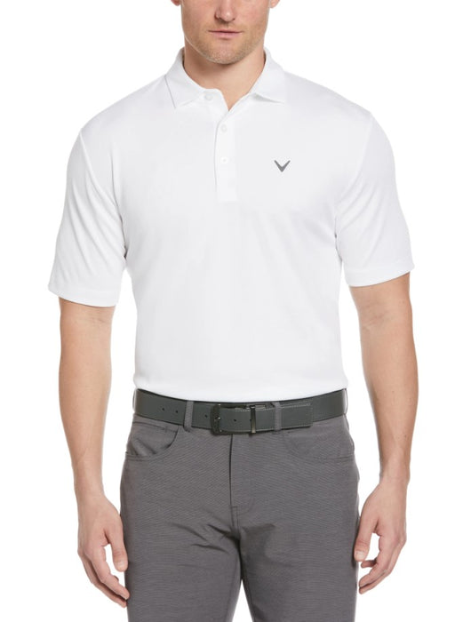Callaway Men's Solid Short Sleeve Golf Polo Shirt