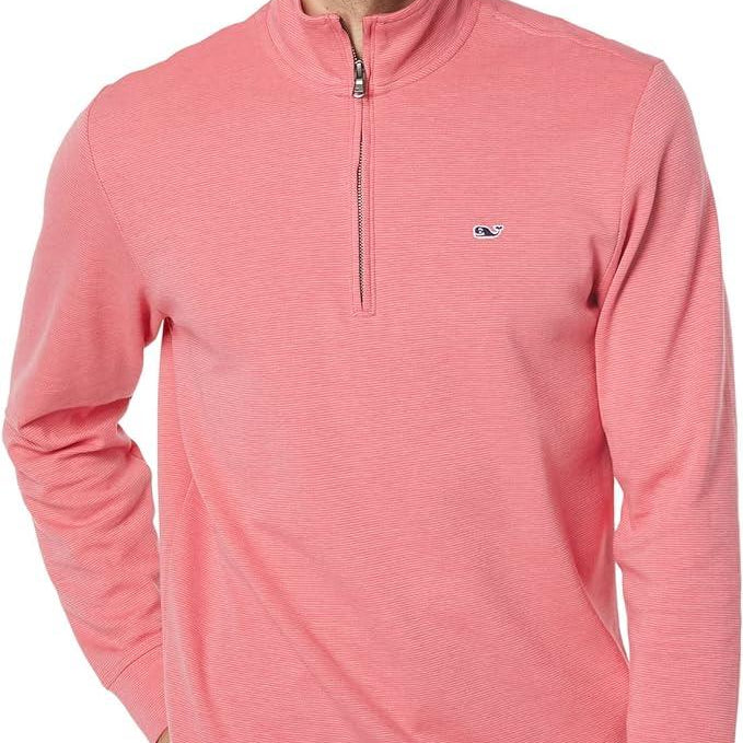 Vineyard Vines Men's Saltwater Quarter-Zip Long-Sleeve Sweater