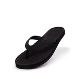 Indosole Women's ESSNTLS Vegan Flip Flops [Reused Tire Sole, Natural Rubber Arch Support, ENVRO Strap, Waterproof]