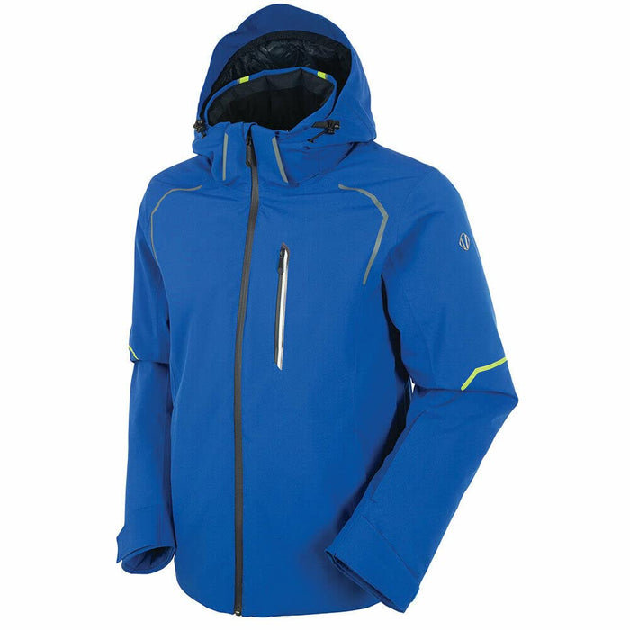 Sunice Men's Clay M2010 Blue Stone/Green Apple Small Insulated Winter Jacket