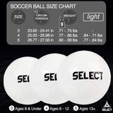 Select Bundle of 10 Select Classic Yellow Size 3 Hand Sewn Soccer Ball