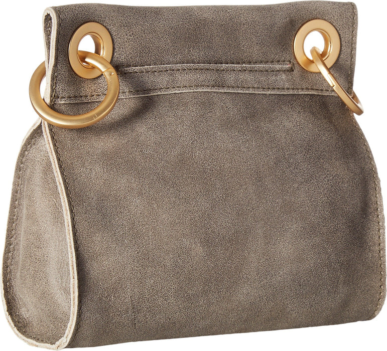 Hammitt Women's Tony Leather Pewter/Brushed Gold Small With Strap