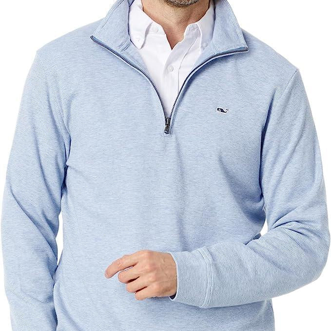 Vineyard Vines Men's Saltwater Quarter-Zip Long-Sleeve Sweater