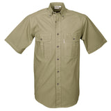 TAG Safari Men's Safari Short Sleeve Shirt w Chest Pockets - Sports by Sager