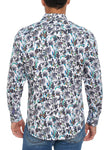 Robert Graham Men's All Aboard Multi X-Large Button-Up Long Sleeve Shirt