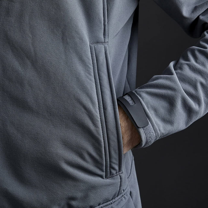 Gill Men's Rock Medium Ash/Ochre Thermal Hooded Softshell Jacket