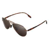 Bex Wesley X Polarized Gold/Brown Sunglasses