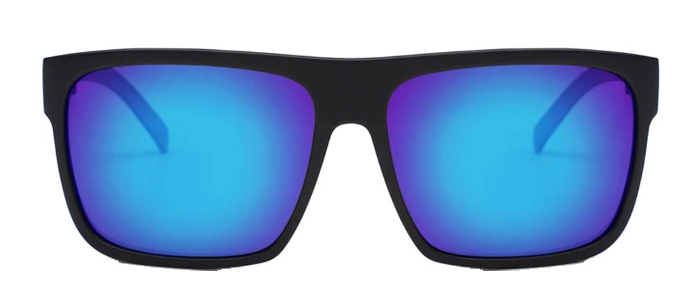 Otis Eyewear After Dark Black Matte Mirror Blue Polar Mineral Lens Sunglasses