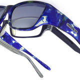 Jonathan Paul Fitovers Large Neera Blue Blast Polarvue Grey Sunglasses
