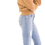 Kimes Ranch Women's Jennifer Sugar Fade 6W x 34L Flare Hem Blue Jeans
