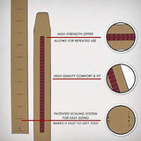 Nexbelt Heritage Go-In! Series USA White Smooth Leather w/ Chrome Buckle Belt