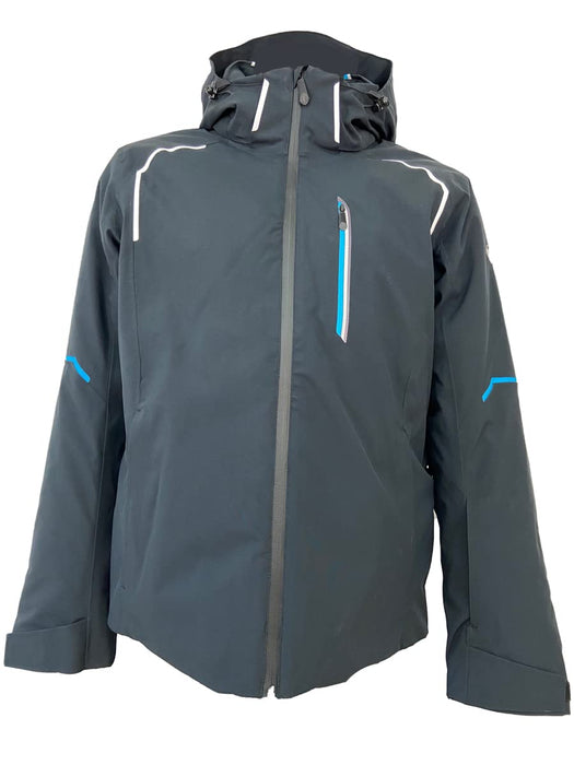 Sunice Men's Clay M2010 Black/Ocean Blue X-Large Insulated Winter Jacket
