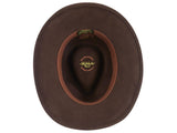 Scala Men's Dakota Crushable Wool Felt Outback Hat