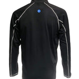 White Water Large Light Blue New Harbor Performance 1/4 Zip Pullover Shirt - Sports by Sager