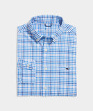 Vineyard Vines Men's Classic Fit Check On-The-Go Lightweight Button-Down Shirt