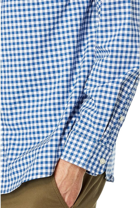 Vineyard Vines Men's Plaid On-The-Go brr Performance Button Down Long Sleeve Shirt