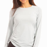BloqUV Women's Quick Dry Drawstring Crew Neck Shirt