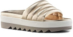Cougar Women's Prato Water Repellent Leather Slide Sandal
