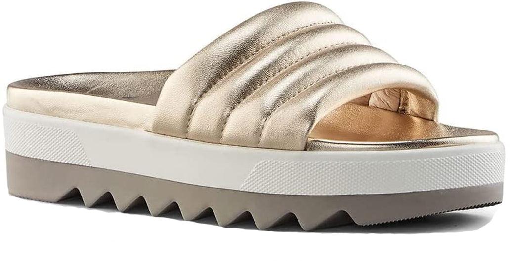 Cougar Women's Prato Water Repellent Leather Slide Sandal