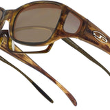 Jonathan Paul Fitovers Medium Dahlia Tiger Eye Polarized Amber Sunglasses