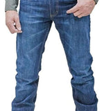 Kimes Ranch Men's Roger 36W x 34L Slim Fit Boot Cut Blue Jeans