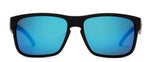 Otis Eyewear Rambler Matte Black Mirror Blue Polarized Lens Sunglasses