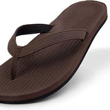 Indosole Women's ESSNTLS Vegan Flip Flops [Reused Tire Sole, Natural Rubber Arch Support, ENVRO Strap, Waterproof]