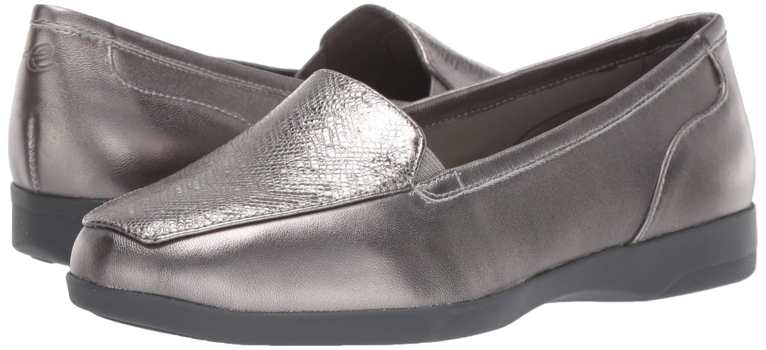 Easy Spirit Women's Devitt Silver Size 6 Oxford Flat Shoes
