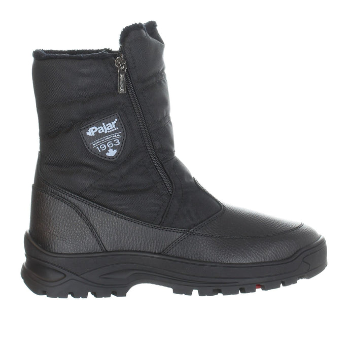Pajar Men's Mirko Size 9 Black Premium Zip-Up Waterproof Traction Winter Boot