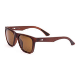 Otis Eyewear Strike Matte Espresso Brown Polarized Mineral Lens Sunglasses