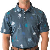 Yatta Golf Mens Standout Performance Short Sleeve Golf Polo Shirt