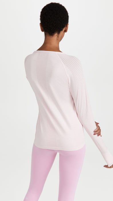Onzie Women's Seamless Soft Pink Small-Medium Long Sleeve Shirt