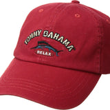Tommy Bahama Washed Marlin Camper Red Adjustable Golf Hat Ball Cap