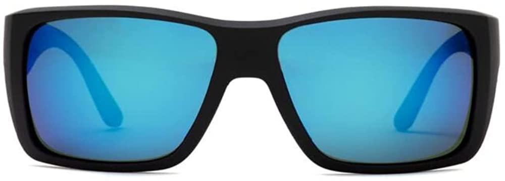 Otis Eyewear Coastin Reflect Matte Black Mirror Blue Polarized Lens Sunglasses