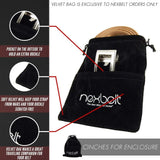 Nexbelt Heritage Go-In! Series USA White Smooth Leather w/ Chrome Buckle Belt
