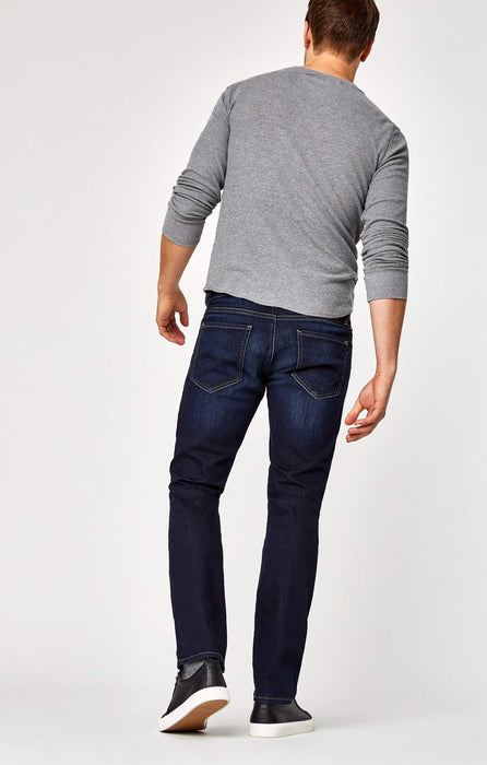 Mavi Men's Marcus Size 36/32 Regular Rise Slim Brushed Williamsburg Jeans