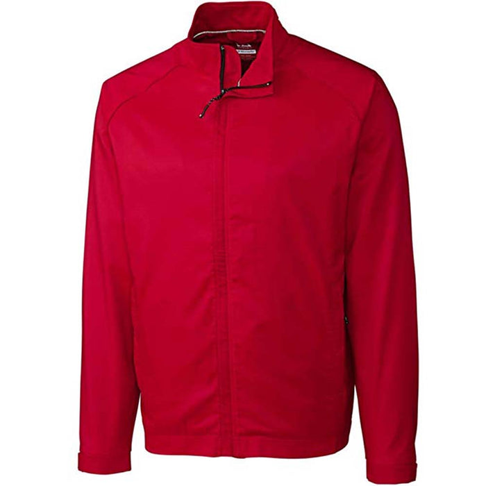 Cutter & Buck Men's Red X-Large WeatherTec Blakely Full Zip Jacket