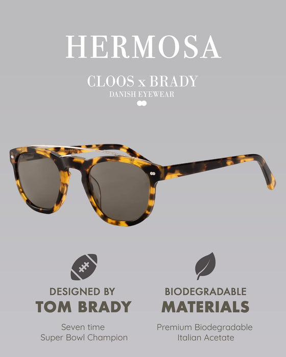 Christopher Cloos Brady X Hermosa Ristretto 49mm Polarized Sunglasses