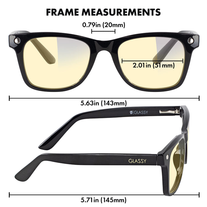 Glassy Harper Premium Blue Light Blocking Glasses, Anti Eyestrain and fatigue, Glasses for Computer and Gaming