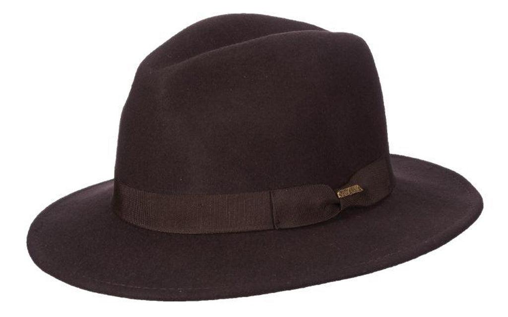 Scala Men's Norfolk Crushable Wool Felt Safari Hat