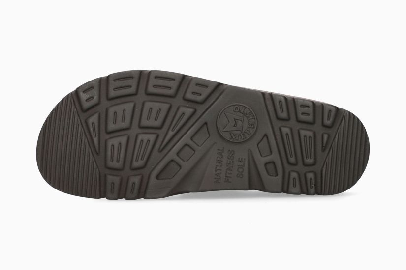 Mephisto Men's Zonder Full Grain Leather Adjustable Slip-On Sandals