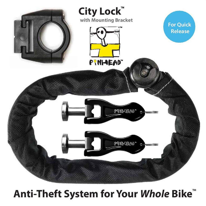 Pinhead Bike City Lock For Frame Security
